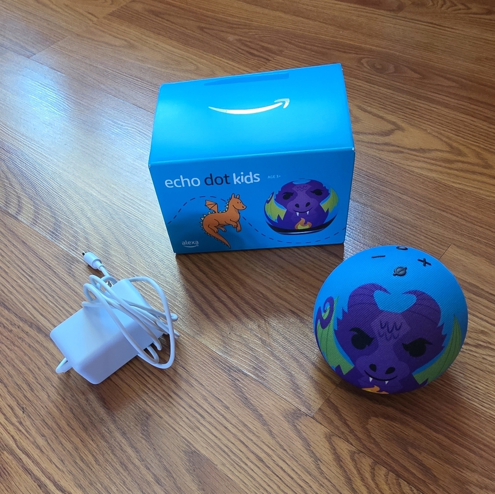 Amazon Echo Dot Kids Speaker - Blue and Green